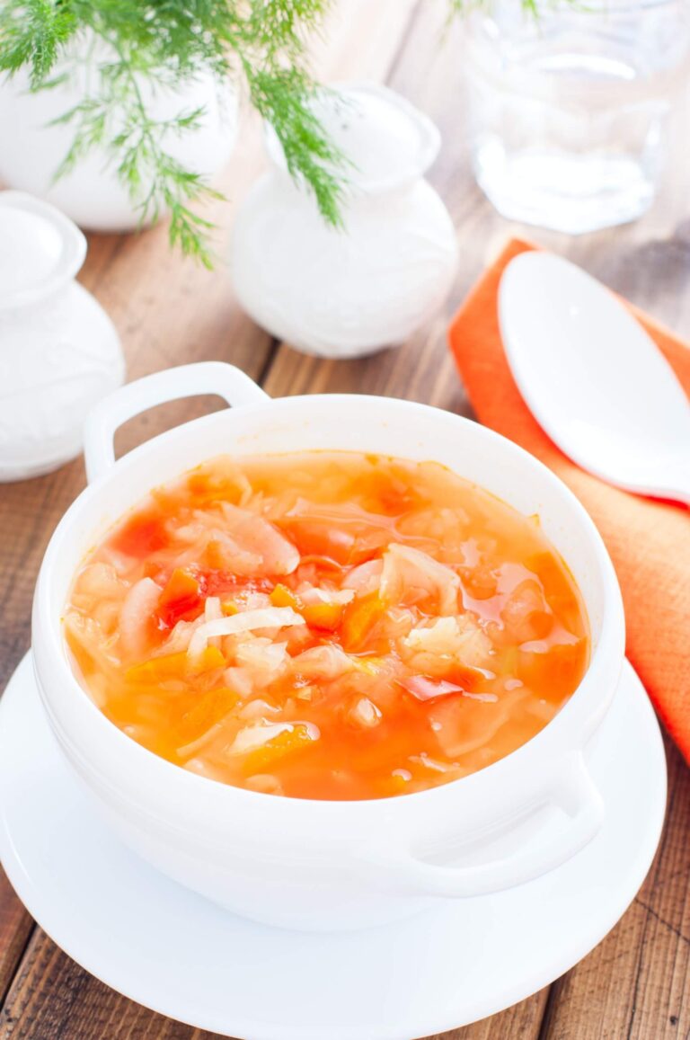 Weißkohlsuppe zum Scheinfasten – eine sättigende Suppe mit vielen Ballaststoffen und Vitamin C