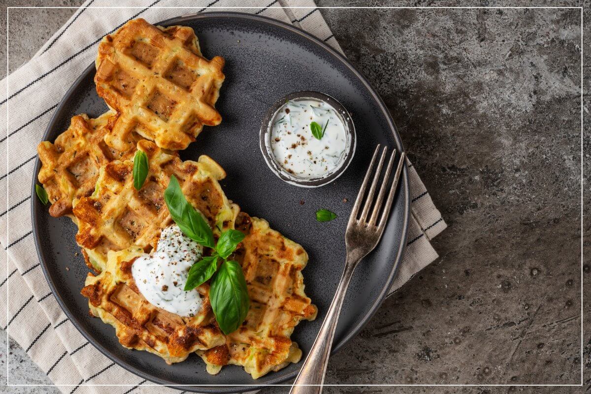 Gemüsewaffeln - leckeres Gemüsewaffel Rezept zum Nachmachen
