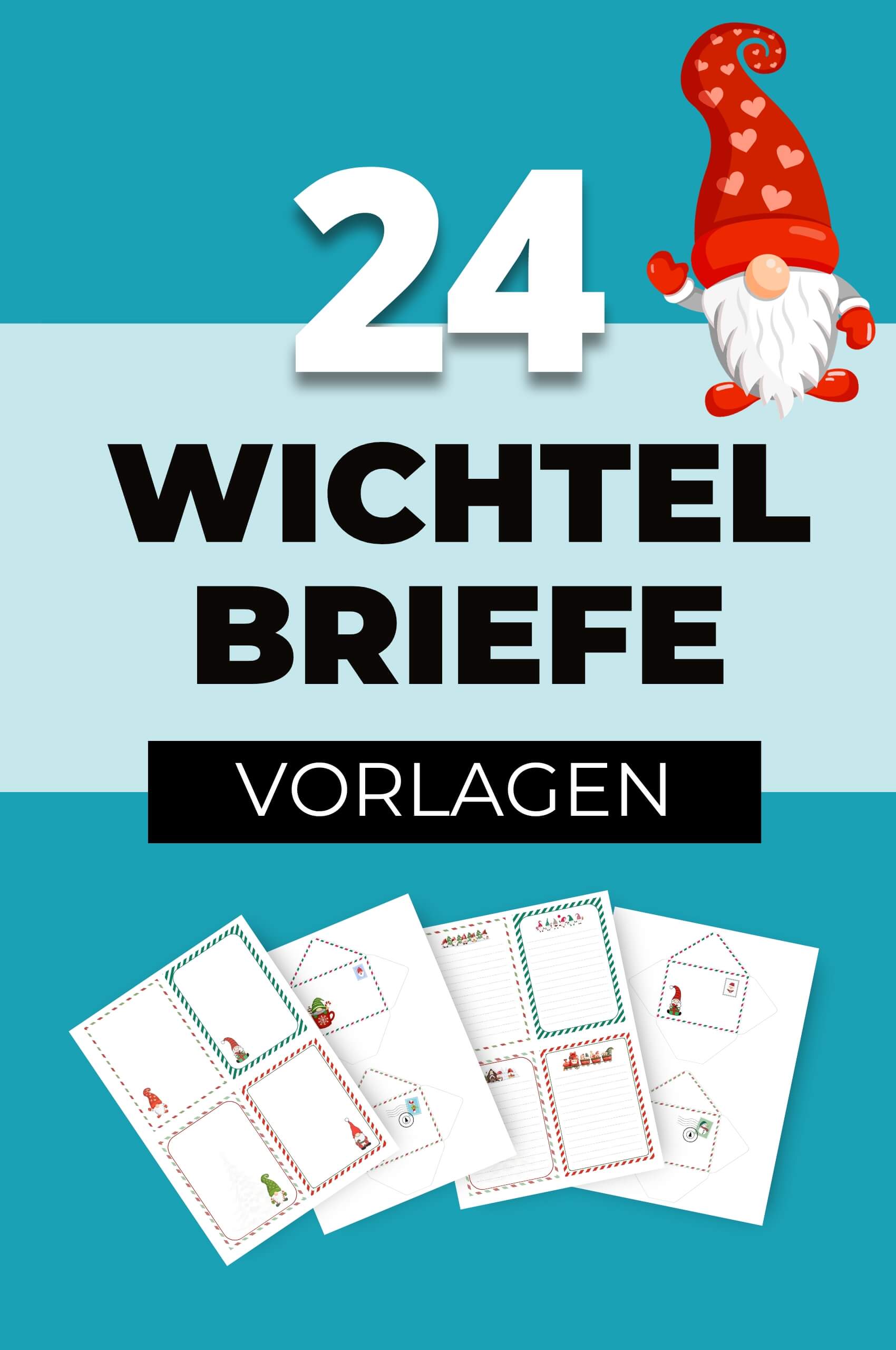 Wichtelbriefe Als PDF-Vorlagen Zum Ausdrucken - 24 Varianten