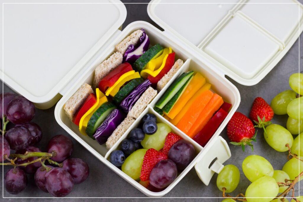 Den Regenbogen essen - die gesunde und leckere Regenbogen Lunchbox